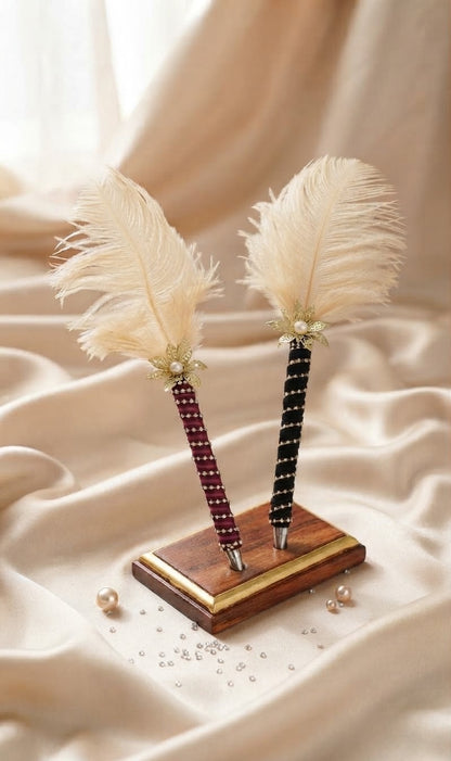 Traditional Nikkah Pen| Elegant Wedding Signing Pen