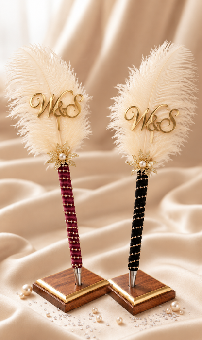 Customized Nikkah Pen| Elegant Wedding Signing Pen